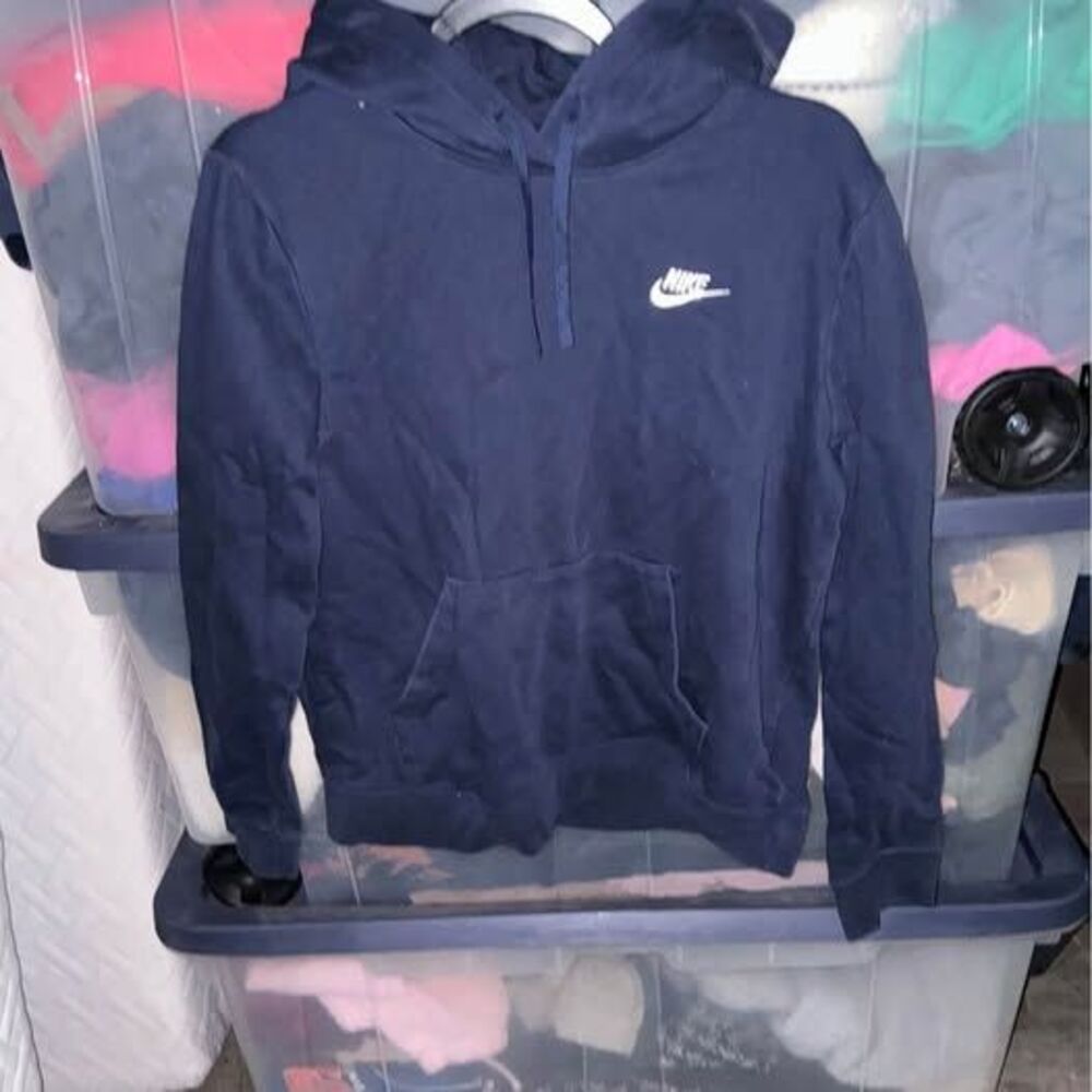 Nike Navy Blue Hoodie Size M youth